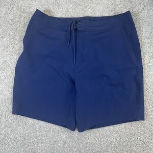 Ten Thousand The Foundation Short Mens XXL Navy Blue Training Gym Athletic 8"
